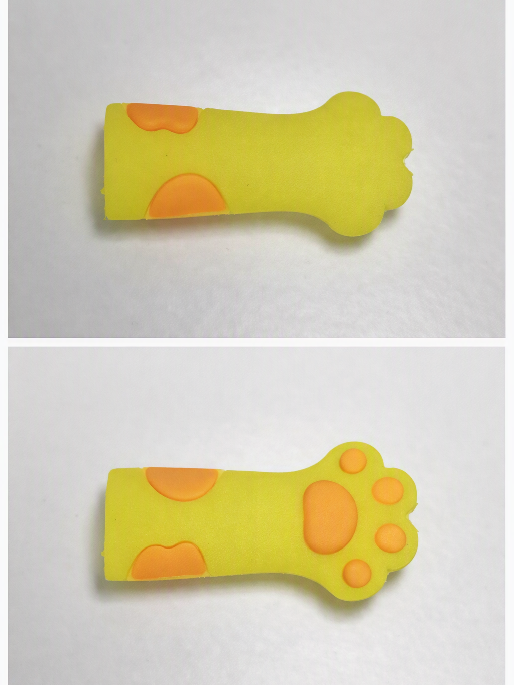 Cute Cat Paw Pencil Grip Sleeve | Soft Silicone Pencil Pen Cover | Anti-Slip Writing Grip