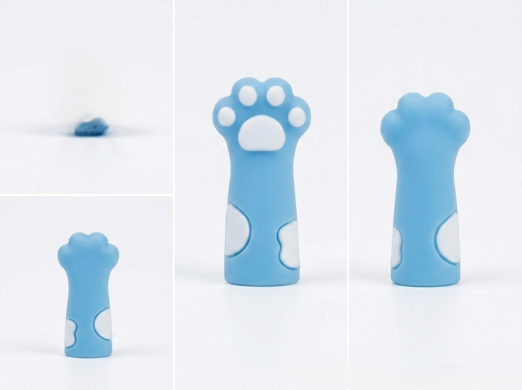 Cute Cat Paw Pencil Grip Sleeve | Soft Silicone Pencil Pen Cover | Anti-Slip Writing Grip