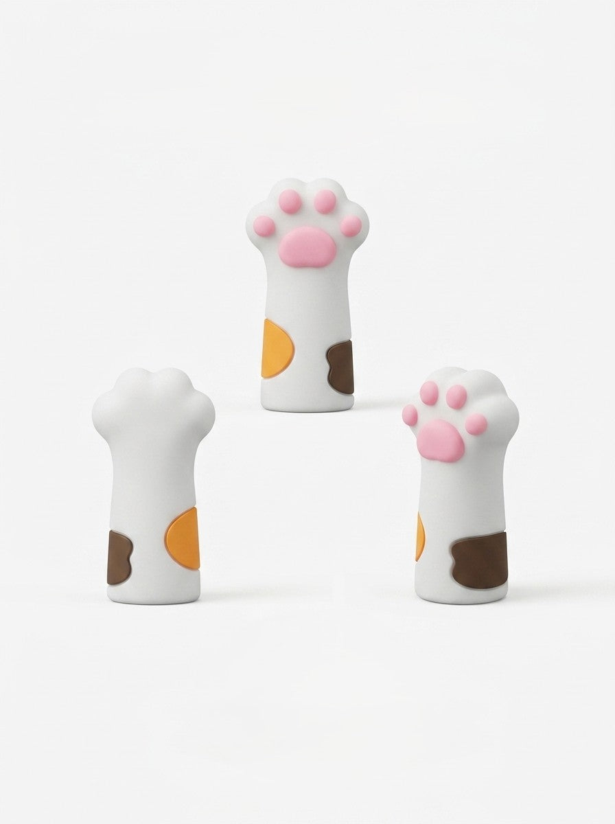 Cute Cat Paw Pencil Grip Sleeve | Soft Silicone Pencil Pen Cover | Anti-Slip Writing Grip
