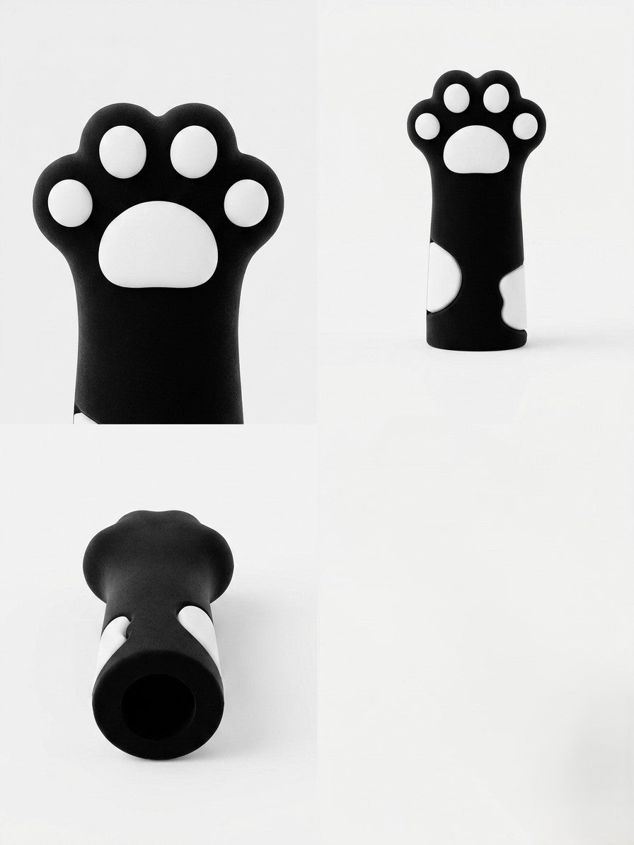 Cute Cat Paw Pencil Grip Sleeve | Soft Silicone Pencil Pen Cover | Anti-Slip Writing Grip