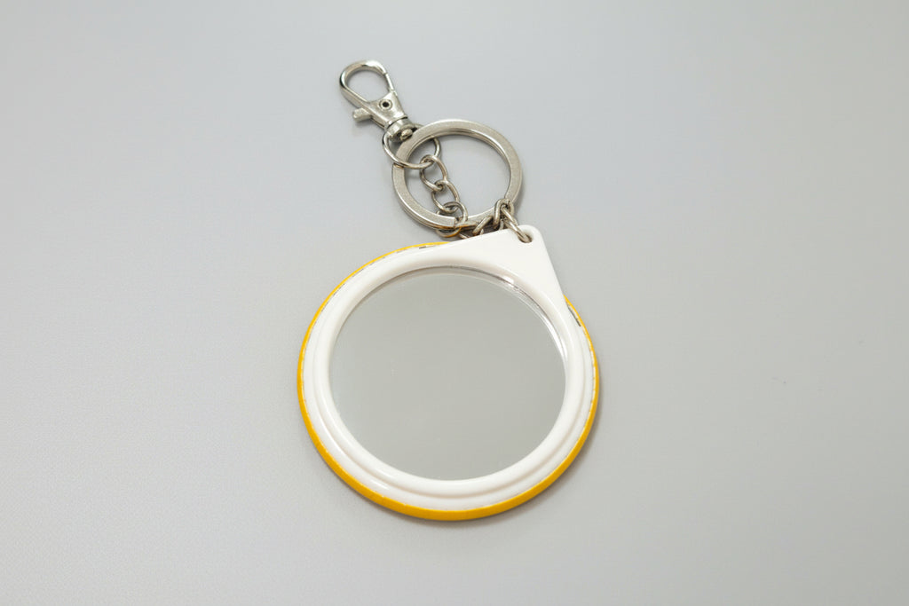 Mimi Pet Store Badge with Mirror Keychain (5.7cm Diameter)