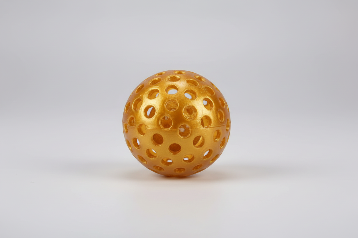 Cat Favourite Toy Blue Textured Ball with Inner Rattle Ball (17.5cm Diameter)