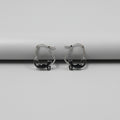 Cute Black Cat Hoop Earrings for Women | Kawaii Cat Shape Fashion Earrings | Animal Jewelry Gift