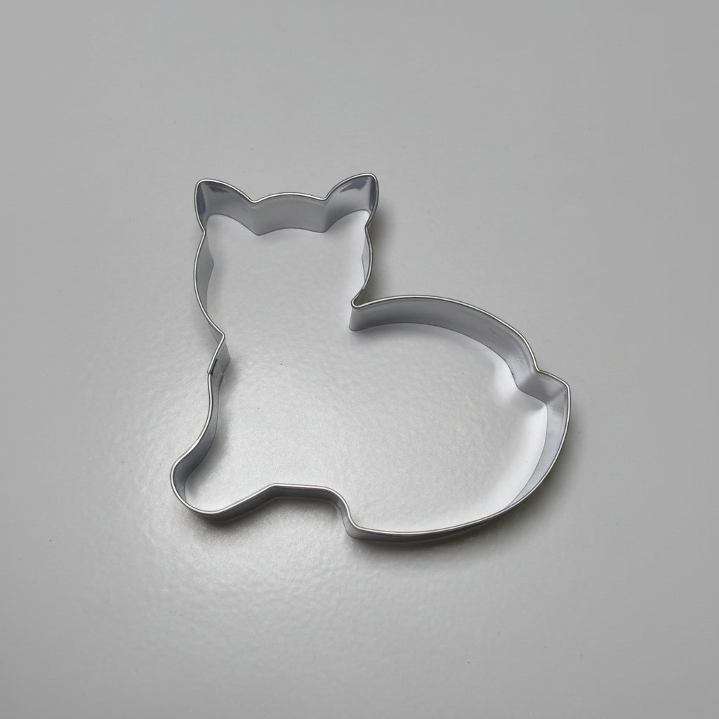 9-Piece Cute Kitten Cookie Cutter Set | Cat Shape Stainless Steel Biscuit Cutter Molds | DIY Baking Tool for Cookies, Fondant & Pastries