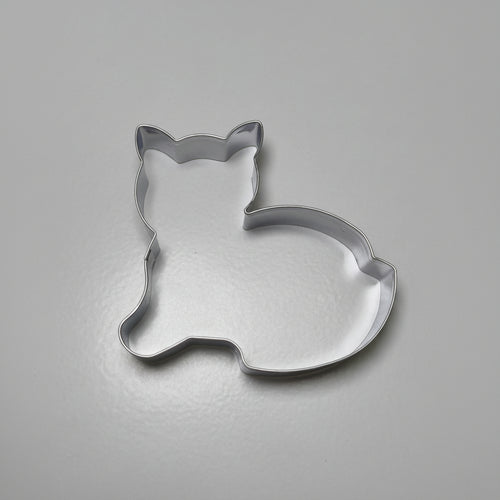 9-Piece Cute Kitten Cookie Cutter Set | Cat Shape Stainless Steel Biscuit Cutter Molds | DIY Baking Tool for Cookies, Fondant & Pastries