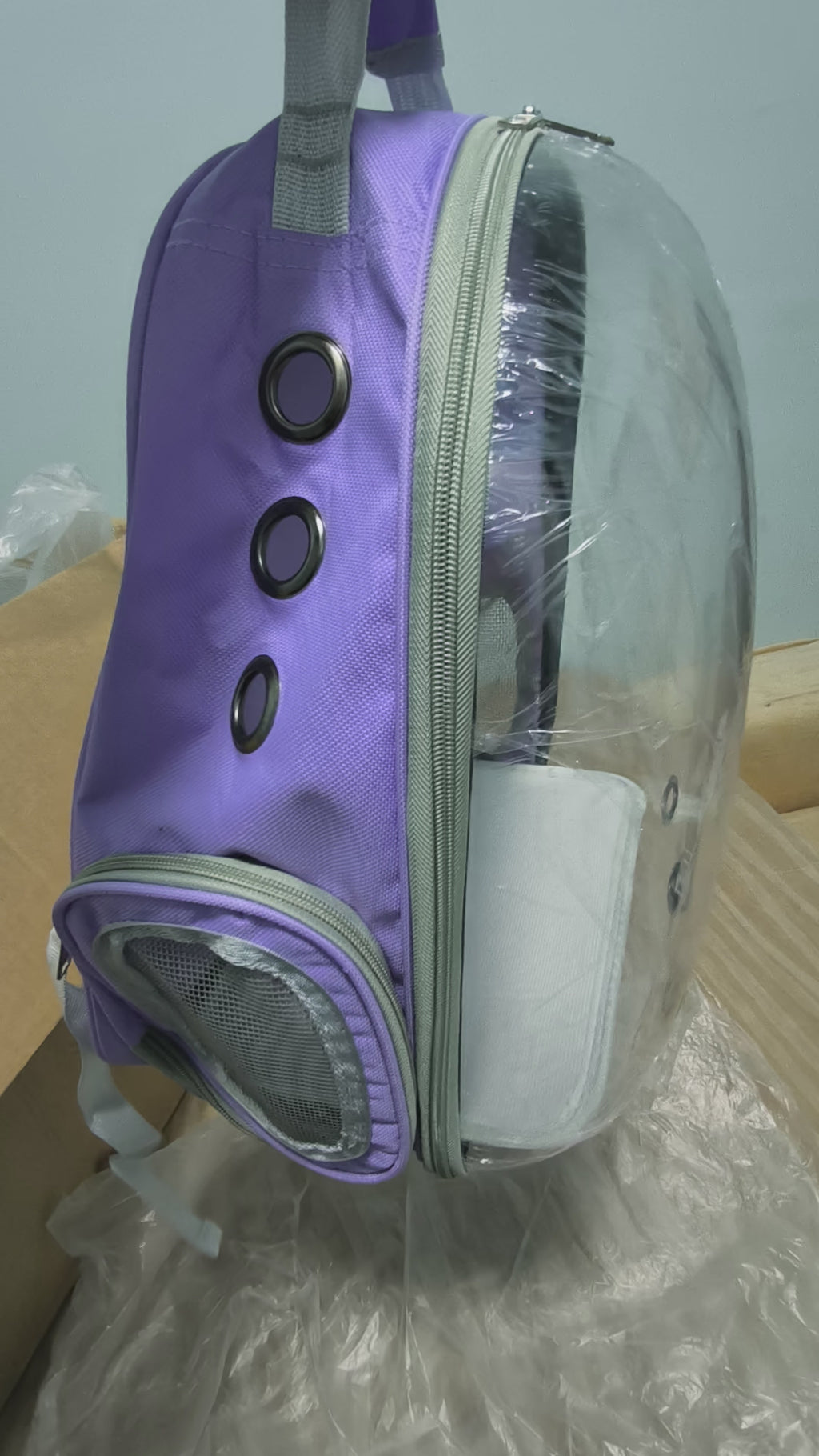 cat capsule bag lavender