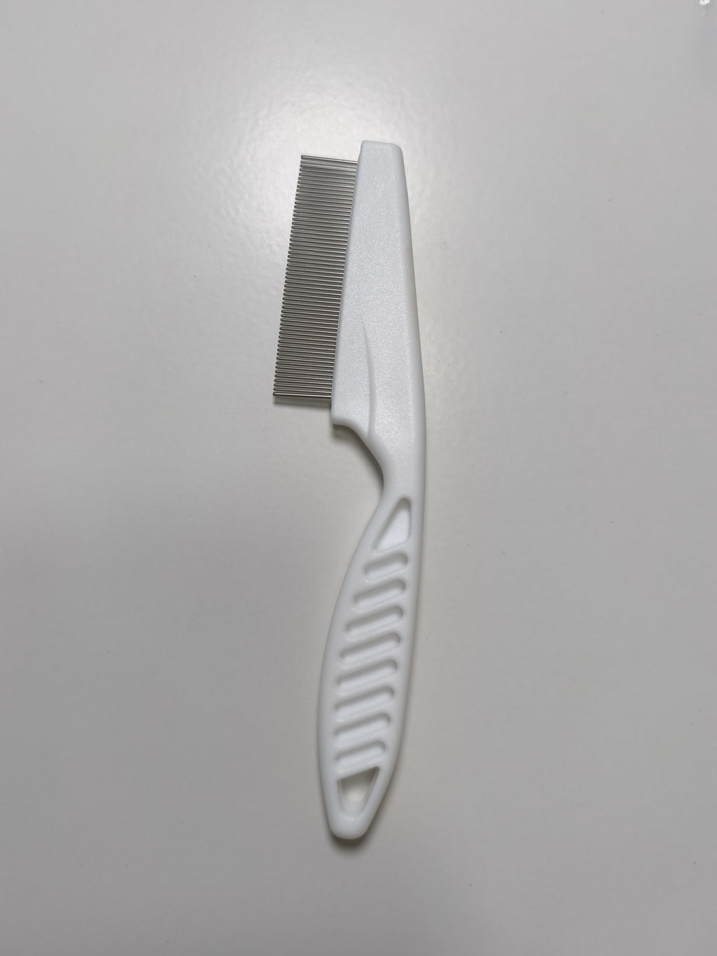 Pet Flea Comb Fine Tooth Grooming Comb for Dogs & Cats | Stainless Steel Hair Removal Comb | Anti-Lice & Shedding Tool