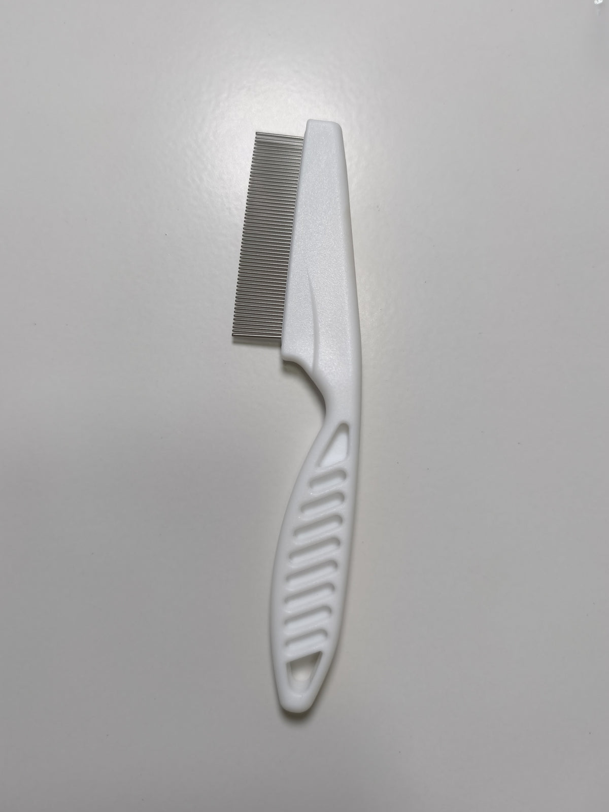 Pet Flea Comb Fine Tooth Grooming Comb for Dogs & Cats | Stainless Steel Hair Removal Comb | Anti-Lice & Shedding Tool
